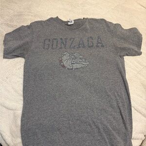 Gonzaga Gray Short Sleeve Tee